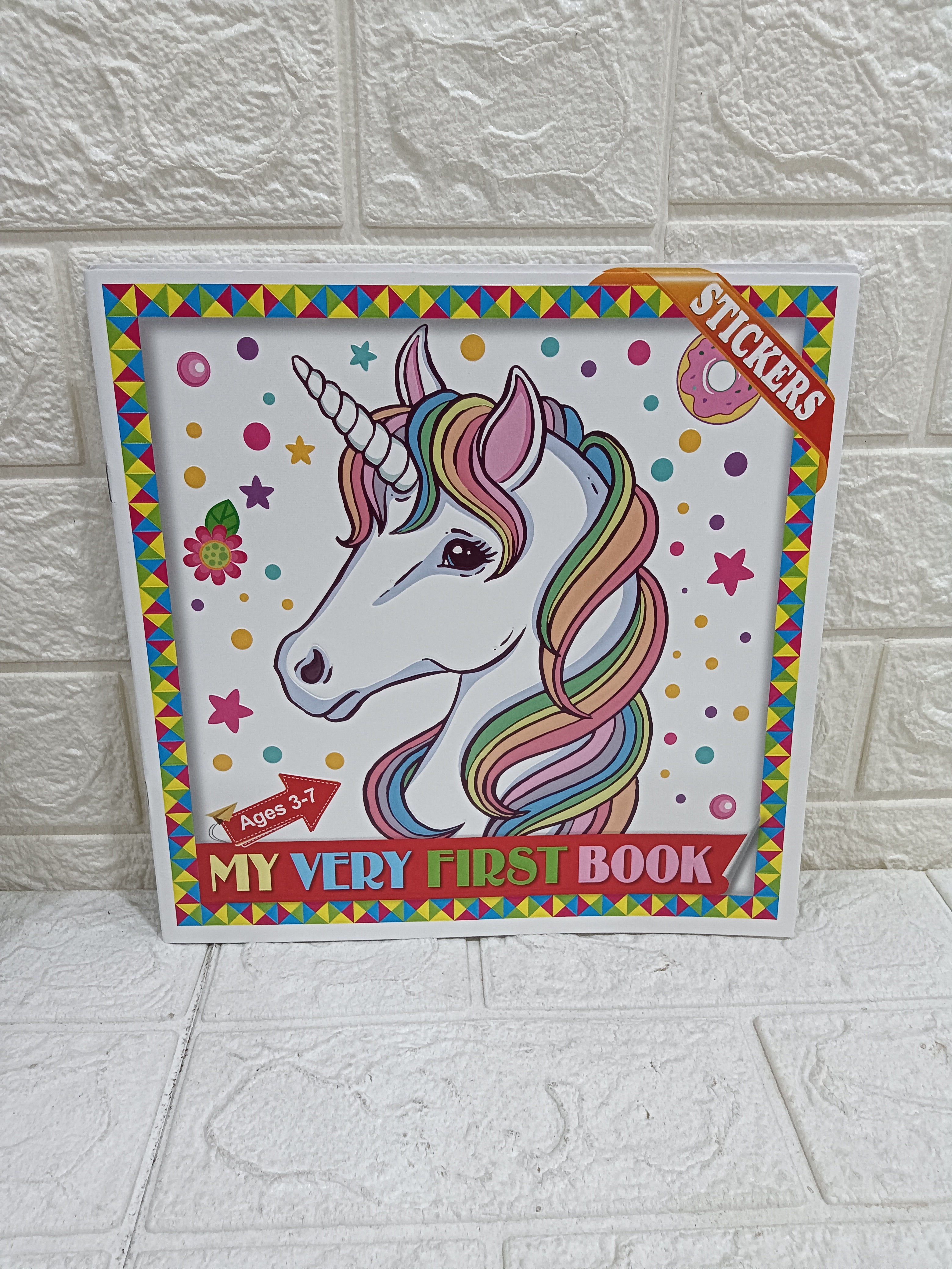 Colouring Book with Stickers for All Ages